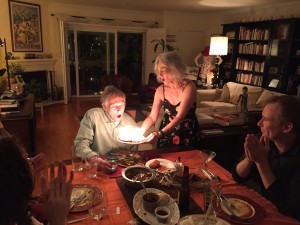 Joe on his 79th birthday